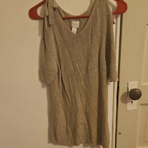 Chico's Gold Knit Top